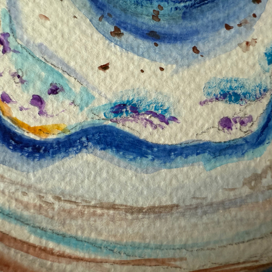 Original gouache painting from Brunch Series - $150-200 by Vancouver artist Art by Krit