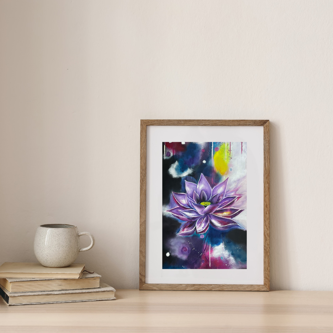 Seraphic Limited Edition Art Print - numbered and signed by Vancouver artist Art by Krit - contemporary ethereal wall art